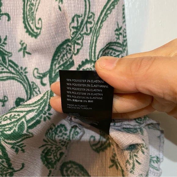 Urban Outfitters Paisley Mini Dress Size Medium - Picture 7 of 12